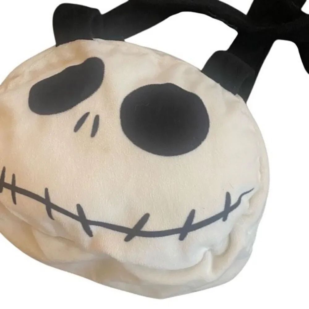 Disney Nightmare Before Christmas Handbag Jack Skellington Plush Purse Bag Cute - Picture 4 of 6